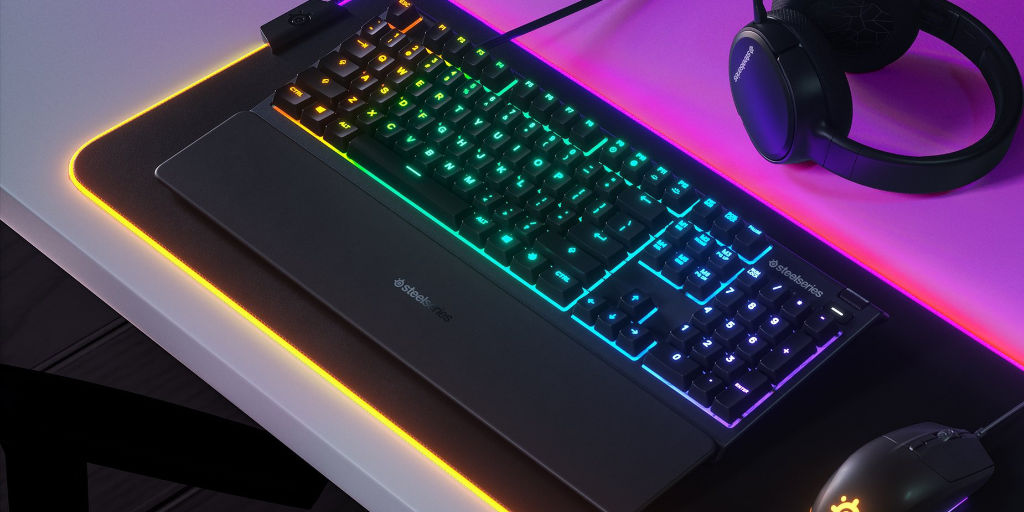 Conventional gaming keyboard