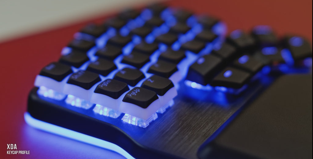 Dygma Defy with XDA keycaps