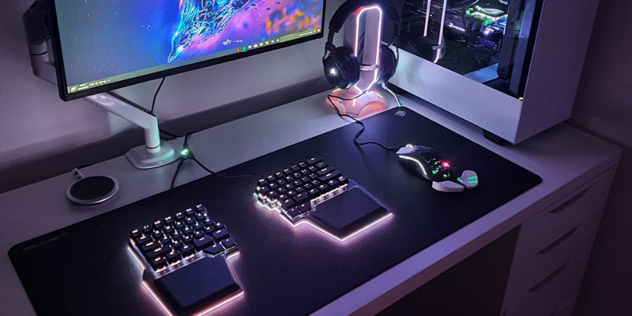 How to use an ergonomic keyboard - Clear your desk