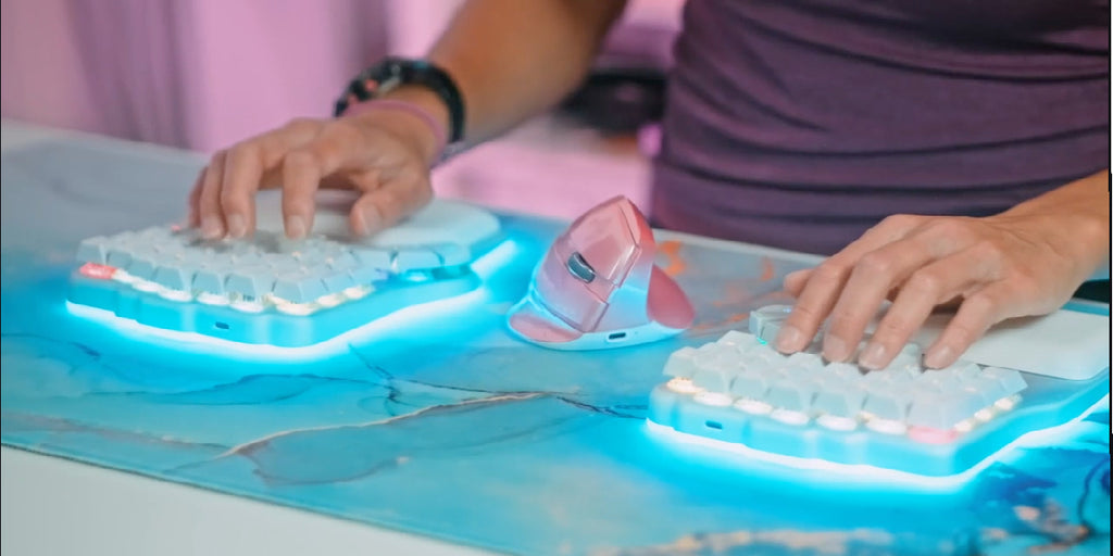 Defy ortholinear keyboard set up