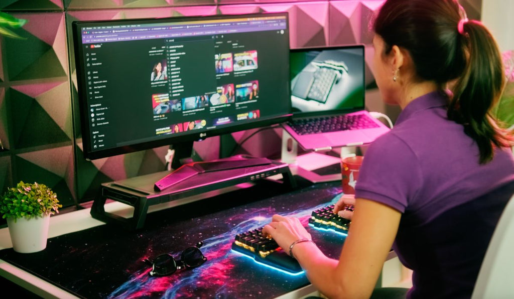 upright posture while using the raise 2