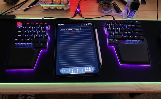 The start of the 3rd batch of Raise keyboards, new Macro feature!