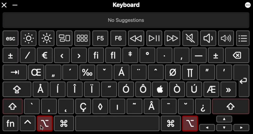 MacOs Symbols
