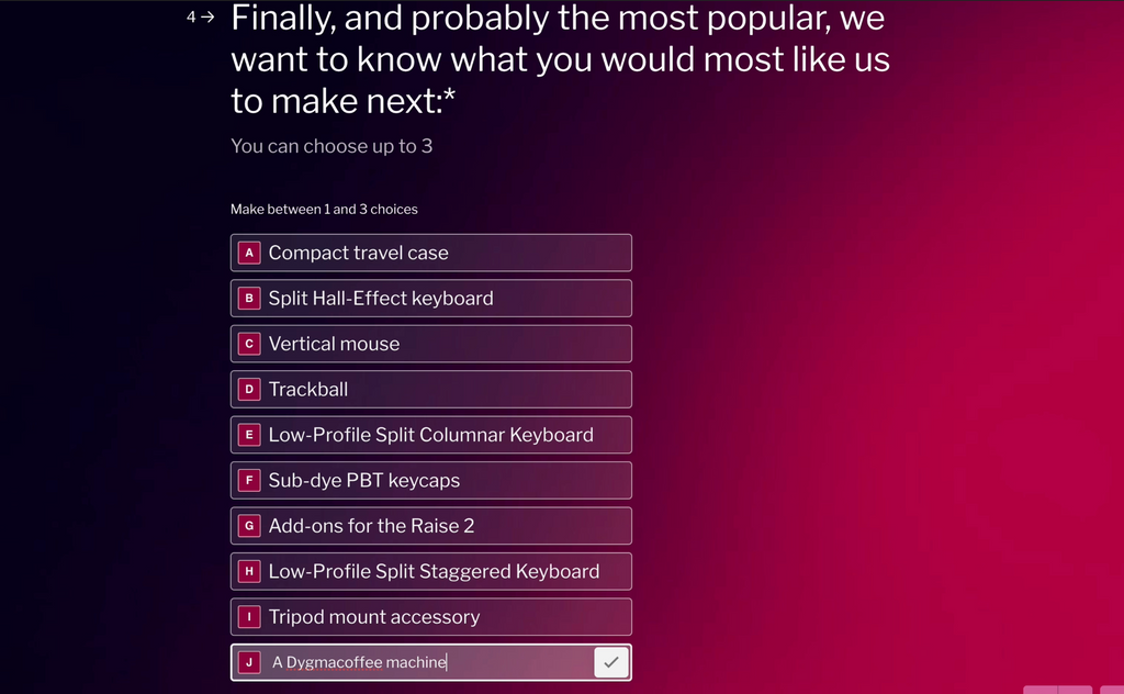 2025 Dygma Survey
